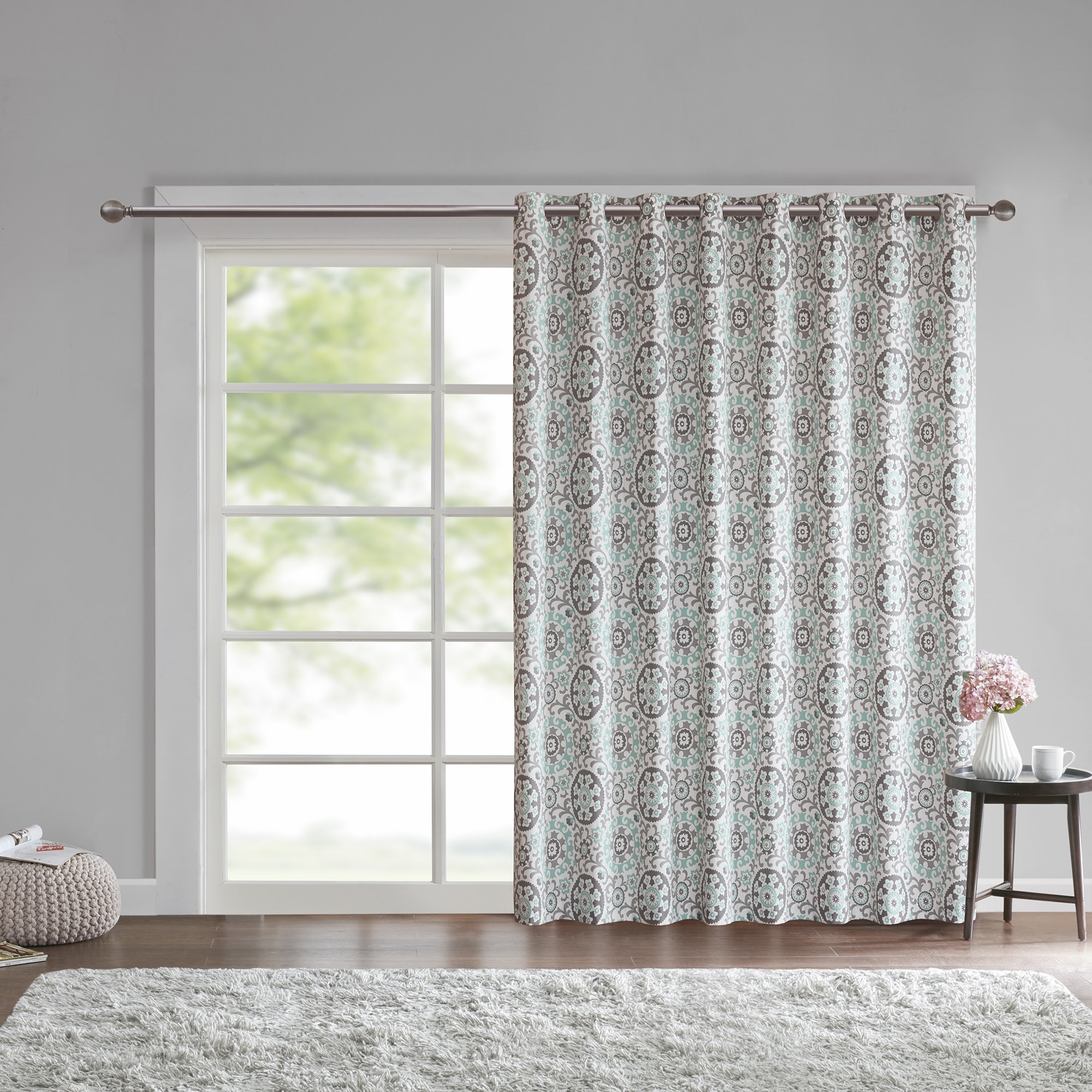 Shop Intelligent Design Rimini Grommet Medallion Patio Door