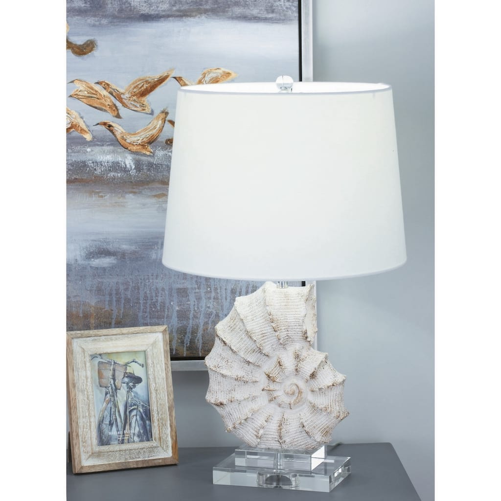 Urban Designs Coastal Shell 24-Inch Table Lamp