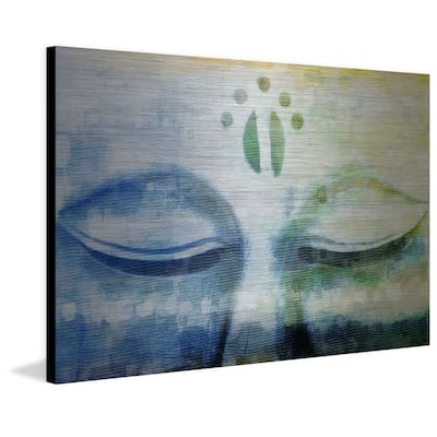 'Meditation' Painting Print on Brushed Aluminum