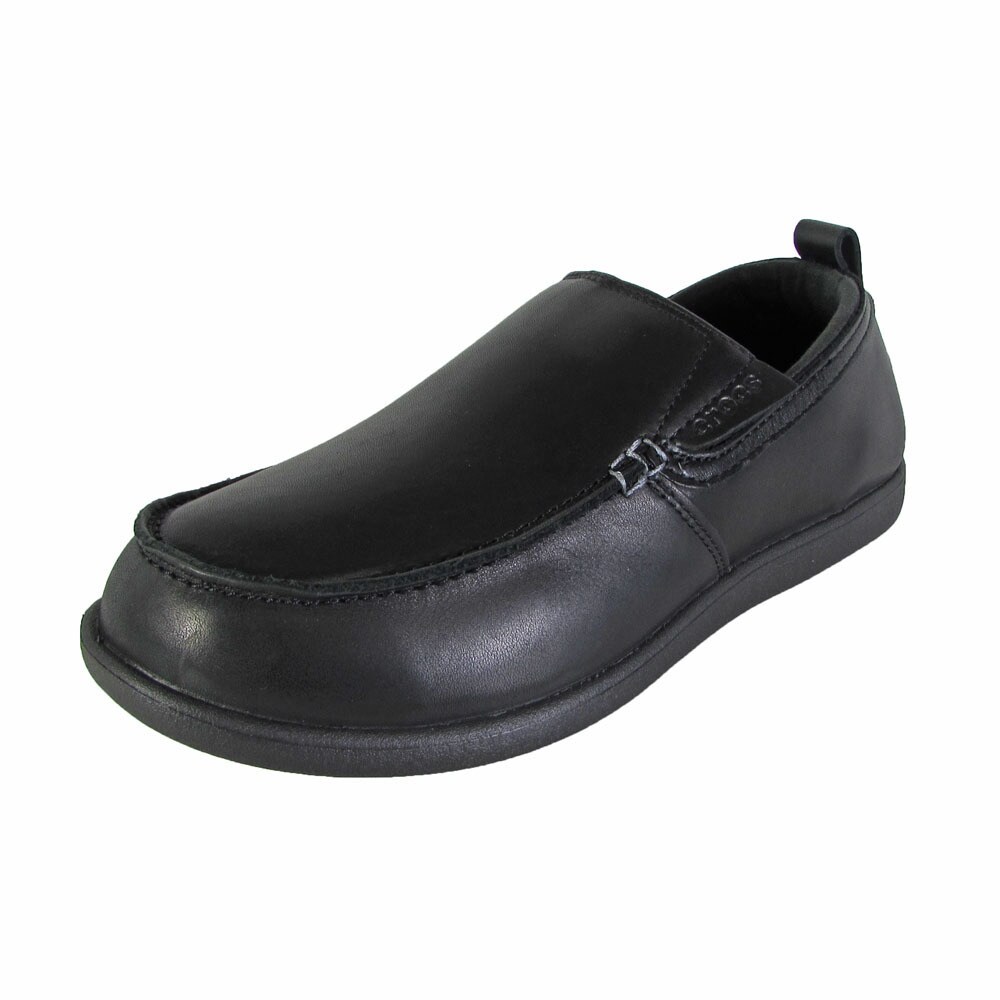 Shop Crocs Mens Tummler Leather Slip 
