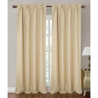 Gold Rt Designer Collection Curtains D For Less Rt Designers Collection Solid Colored Orient Blackout 90 Inch Rod Pocket Curtain Panel