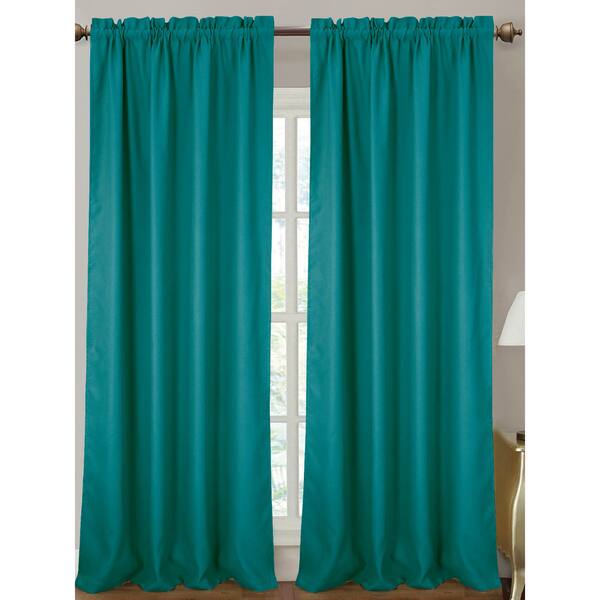 Shop Rt Designers Collection Solid Colored Orient Blackout 90 Inch