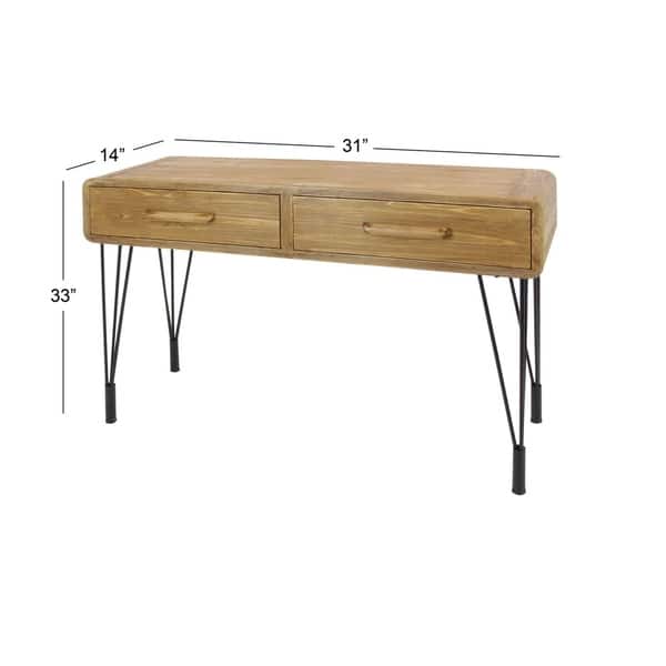 Studio 350 Wood Metal Console Table 45 Inches Wide 30 Wood Metal Console Table 45 Inches Wide
