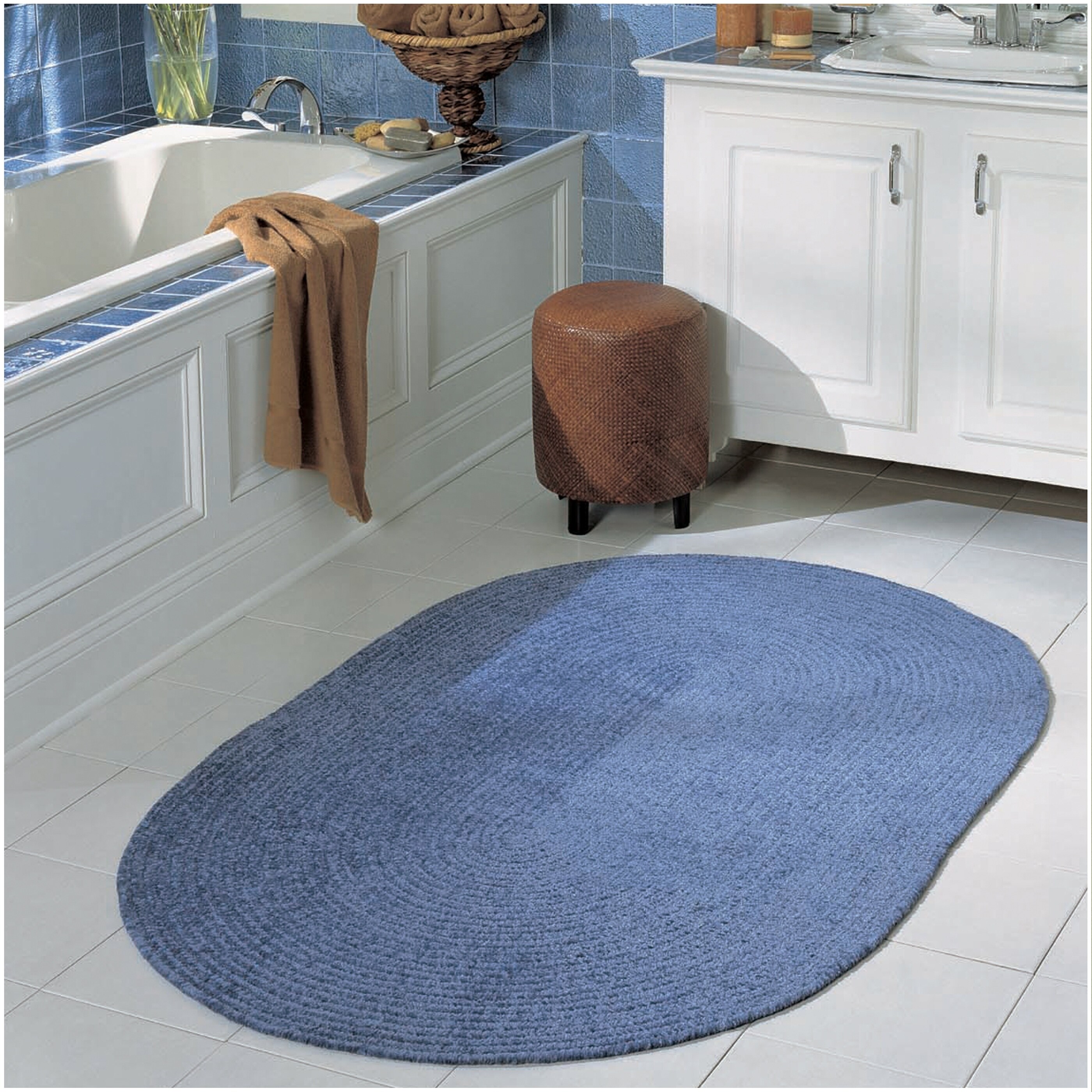 Reversible Chenille Soft Braided Bath Rug (2' x 4') eBay