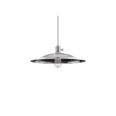 Hudson Valley Heirloom Polished Nickel Metal 9001 M2 Large Pendant - Silver