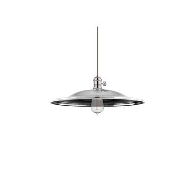 Hudson Valley Heirloom Polished Nickel Metal 9001 M2 Large Pendant - Silver