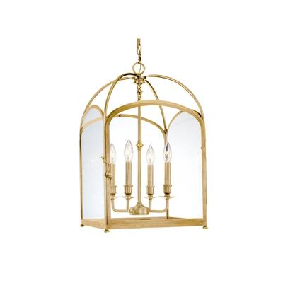 Hudson Valley Oxford Aged Brass Metal 22 inch Pendant