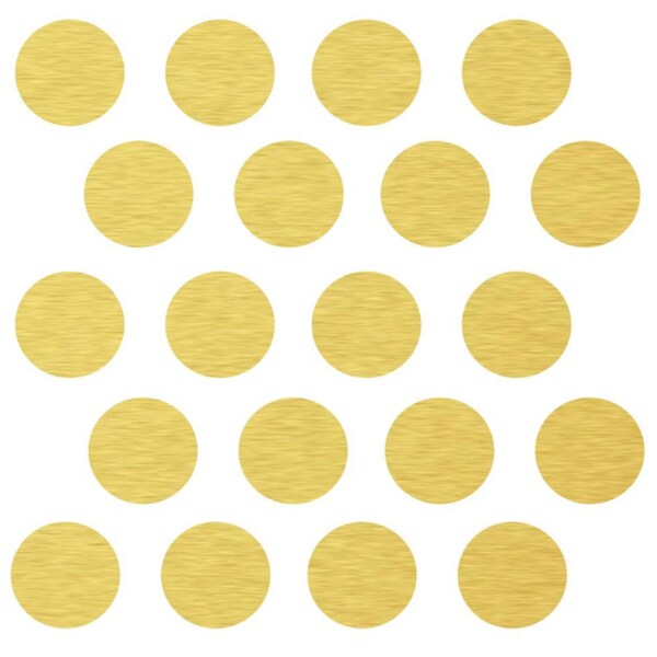 Shop Gold Polka Dot Decals Overstock 17282793