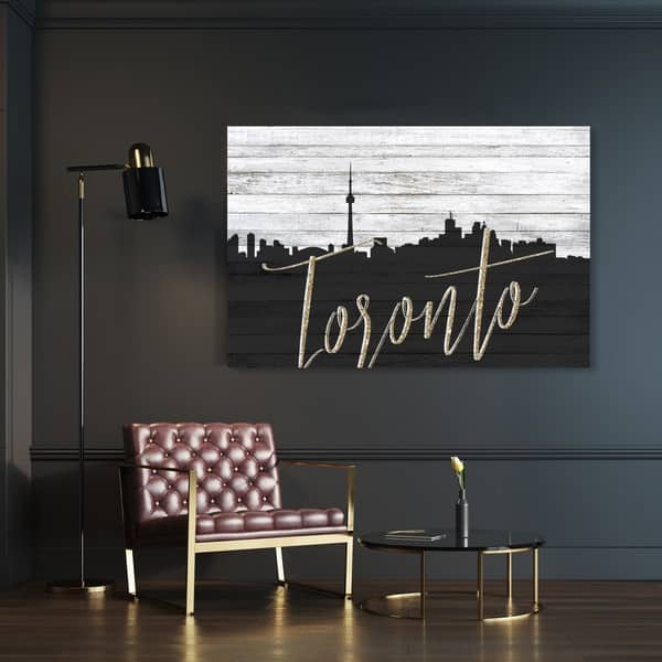 Oliver Gal Toronto Skyline Cities And Skylines Wall Art Oliver Gal Toronto Skyline