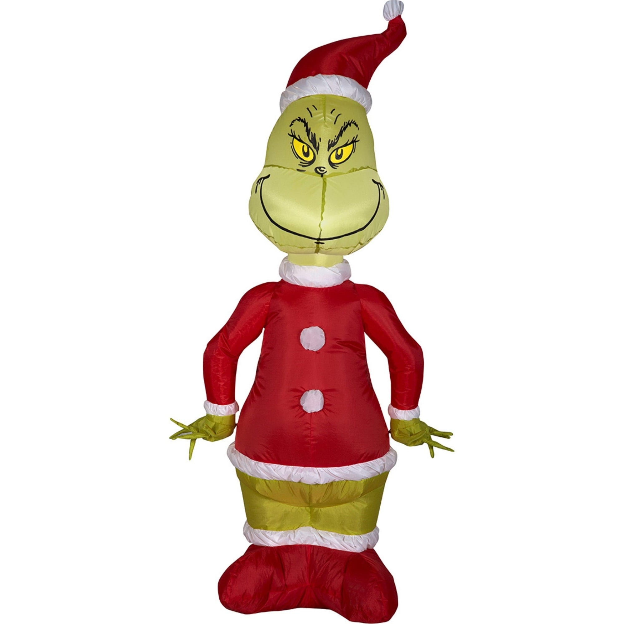 Christmas Airblown Inflatable Grinch As Santa Overstock 17288963