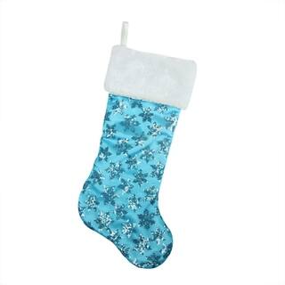 205 ice palace blue sequin snowflake christmas stocking with white faux fur cuff - Blue Christmas Stocking 205 ice palace blue sequin snowflake christmas stocking with white faux fur cuff - Blue Christmas Stocking