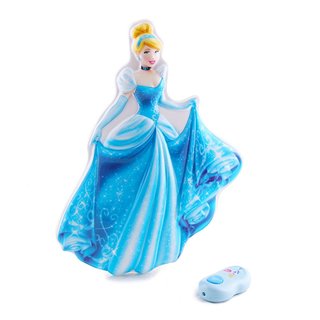 Disney Princess Cinderella Interactive Wall Character Lights Up & Talks Wall Friends