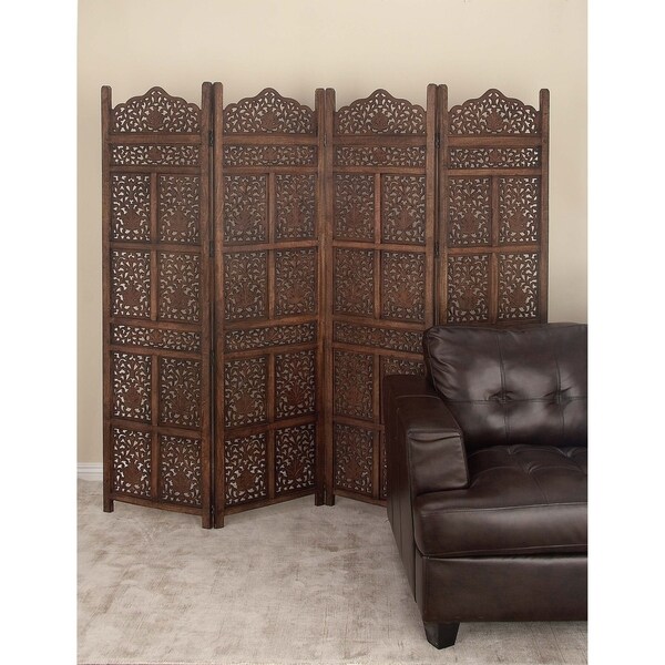 80 X 72 Large 4 Panel Wood Decorative Room Divider By Studio 80 X 72 Large 4 Panel Wood Decorative Room Divider By