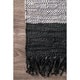 preview thumbnail 8 of 31, Nuloom Hand-woven Leather/ Cotton Tassel Area Rug