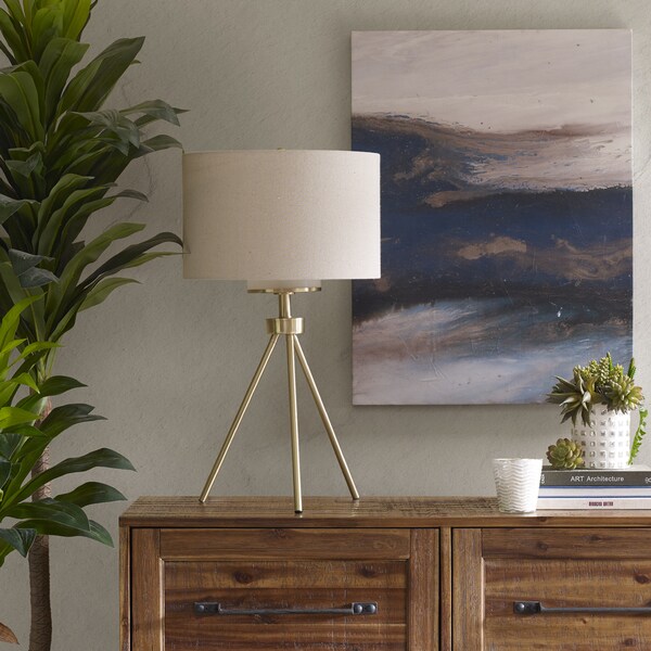 INK+IVY Pacific Tripod Table Lamp 2-Color Option