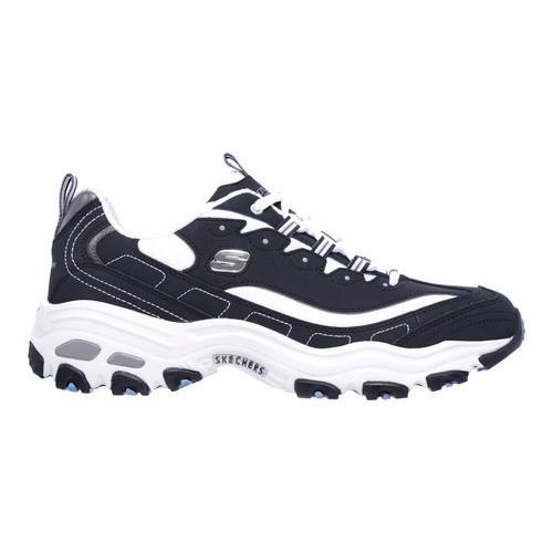 skechers d'lites mens black