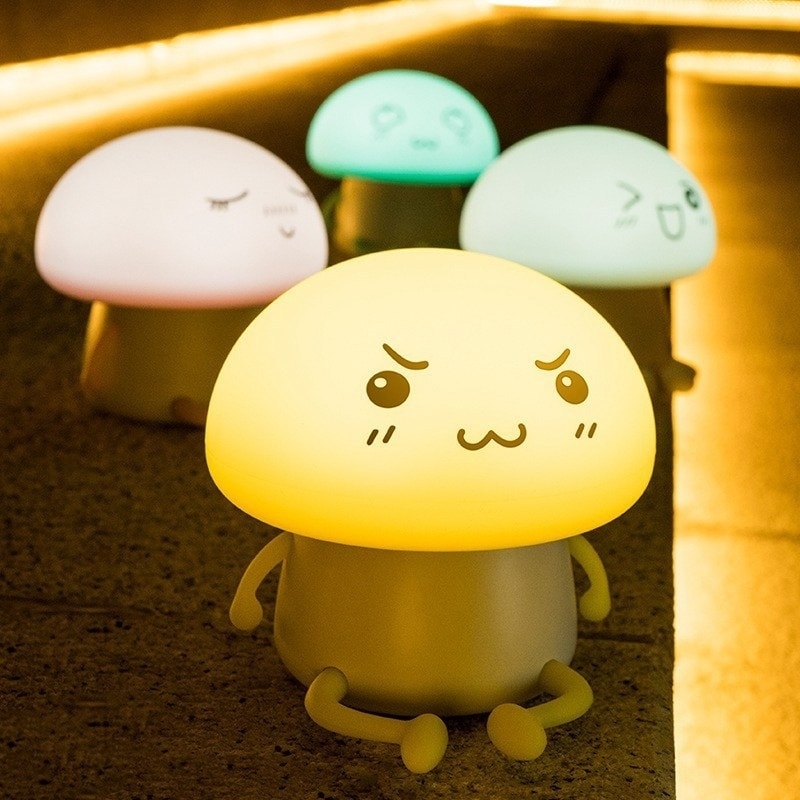 Shop Cute Atmosphere Silicone Soft Control Led Touch Lamp Kids