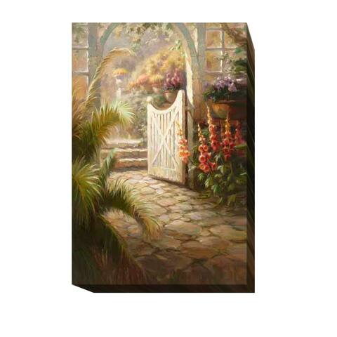 Mornng in the Garden by Roberto Lombardi Gallery-Wrapped Canvas Giclee Art
