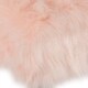 preview thumbnail 6 of 18, Silver Orchid Kelly Pink Faux Fur Square Ottoman