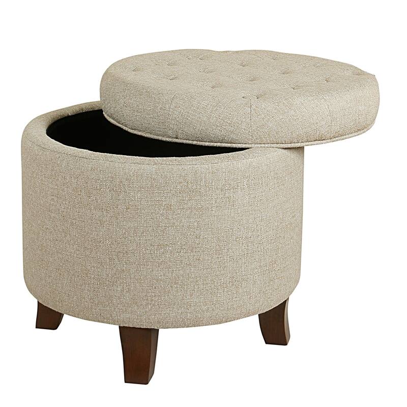 Carson Carrington Melahverfi Boho Tufted Storage Ottoman