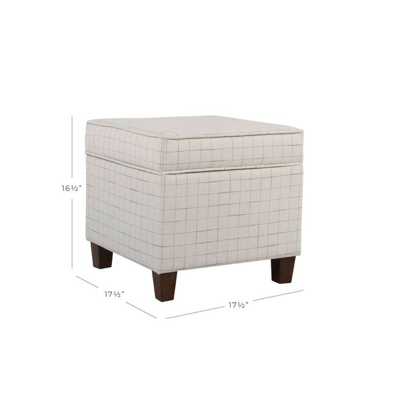 Carson Carrington Birkerod Square Lift-off Storage Ottoman