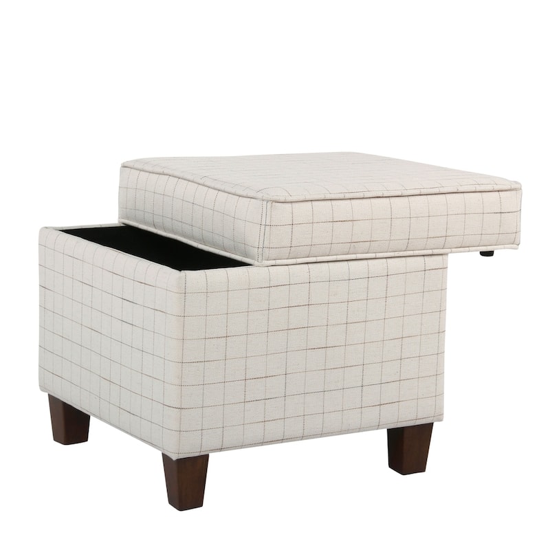 Carson Carrington Birkerod Square Lift-off Storage Ottoman