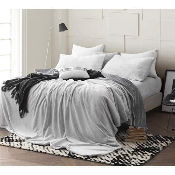 Porch & Den Clematis Sheet Set - Full - Grey - Microfiber - Deep Pocket