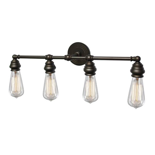 Y Decor Tiffany 4 Light Vanity In Oil Rubbed Y Decor Tiffany 4 Light Vanity In Oil Rubbed