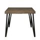 Horizons Rustic Caramel with Sawmark Distressing Dinette Table - Grey - Thumbnail 2