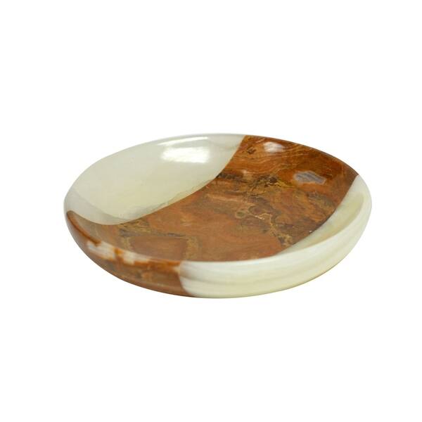 Shop Black Friday Deals On Polished Marble Soap Dish Green And Amber Shower And Bathroom Accessory Overstock 17310297