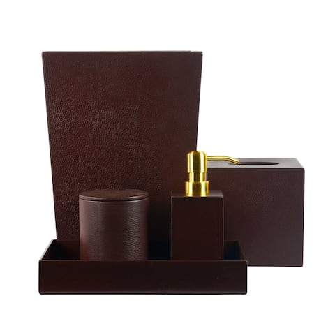 Brown Rembrandt Home Bathroom Accessory Sets Find Great Bathroom Accessories Deals Shopping At Overstock