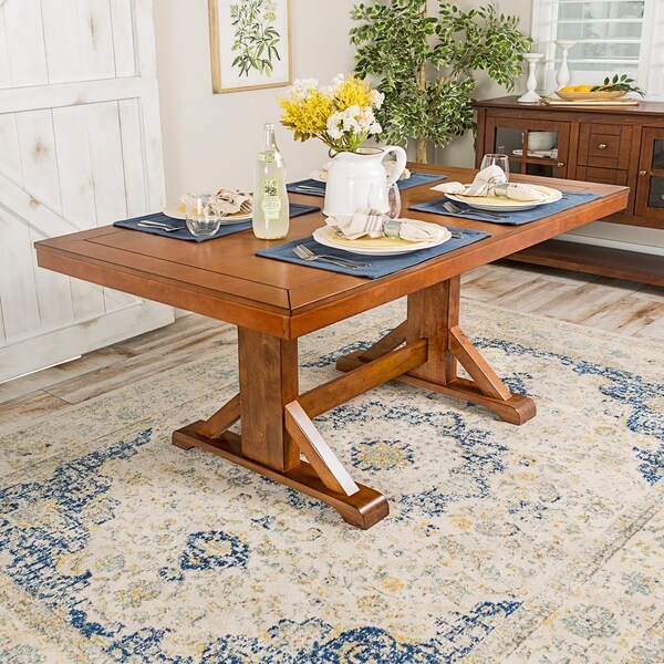 Shop 60 Trestle Dining Table 60 X 36 X 30h On Sale