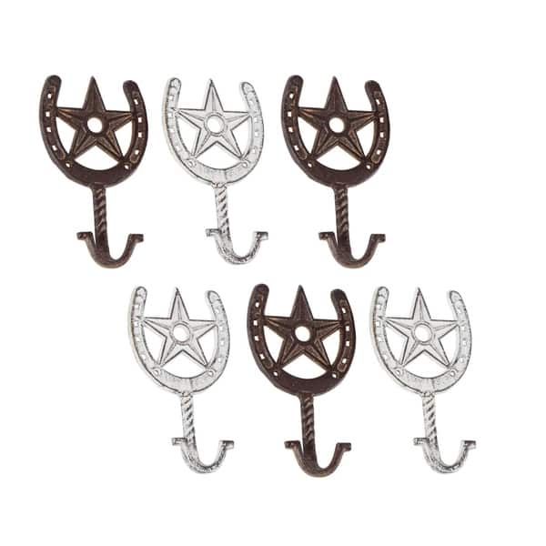 Metal Wall Mounted Hooks Clothing Belt Hanger Organize Hooks Home Shop -  Silver - 1.6 x 3.7 (D*L) - Bed Bath & Beyond - 28802450