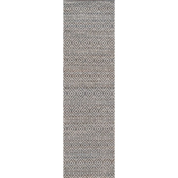 Momeni Bengal Grey Jute Flatweave Area Runner Rug - 2'3" x 8' Runner