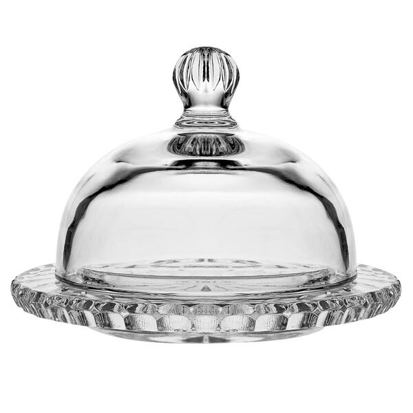 Majestic Gifts Cut Crystal Covered Butter Dish 17330368