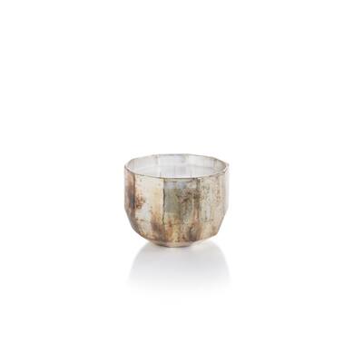 Beveled Glass Candle Jar, Siberian Fir Scent