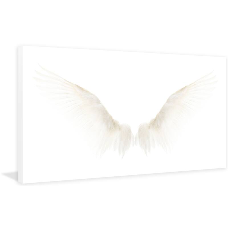 'White Wings' Painting Print on Wrapped Canvas - Multi-Color