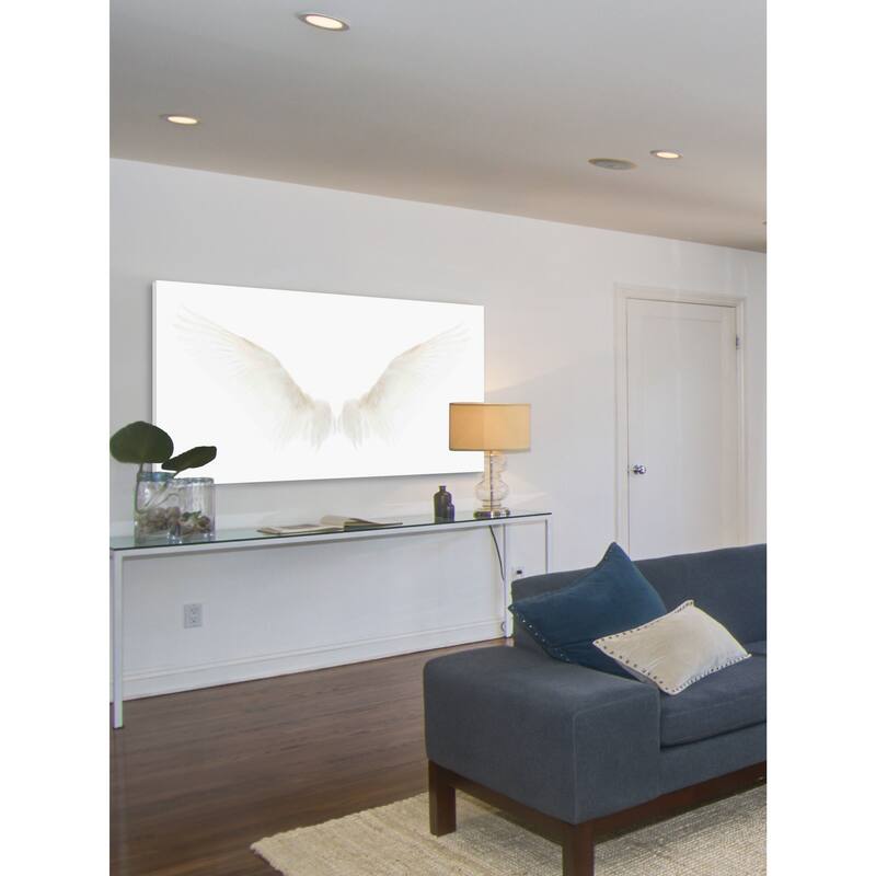 'White Wings' Painting Print on Wrapped Canvas - Multi-Color
