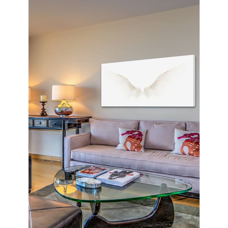'White Wings' Painting Print on Wrapped Canvas - Multi-Color