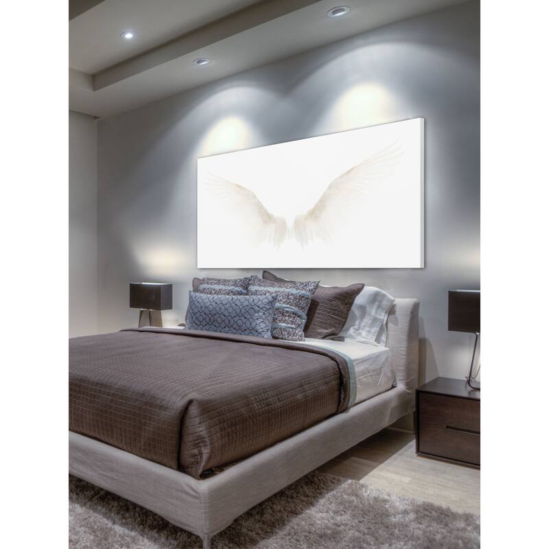 'White Wings' Painting Print on Wrapped Canvas - Multi-Color