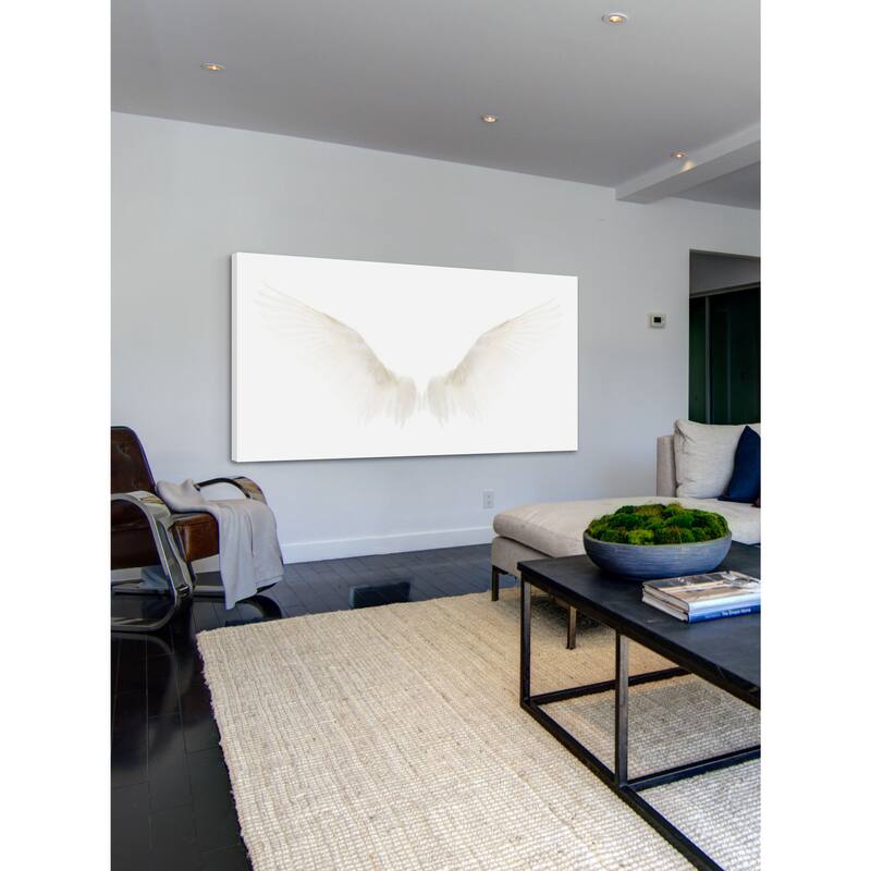 'White Wings' Painting Print on Wrapped Canvas - Multi-Color