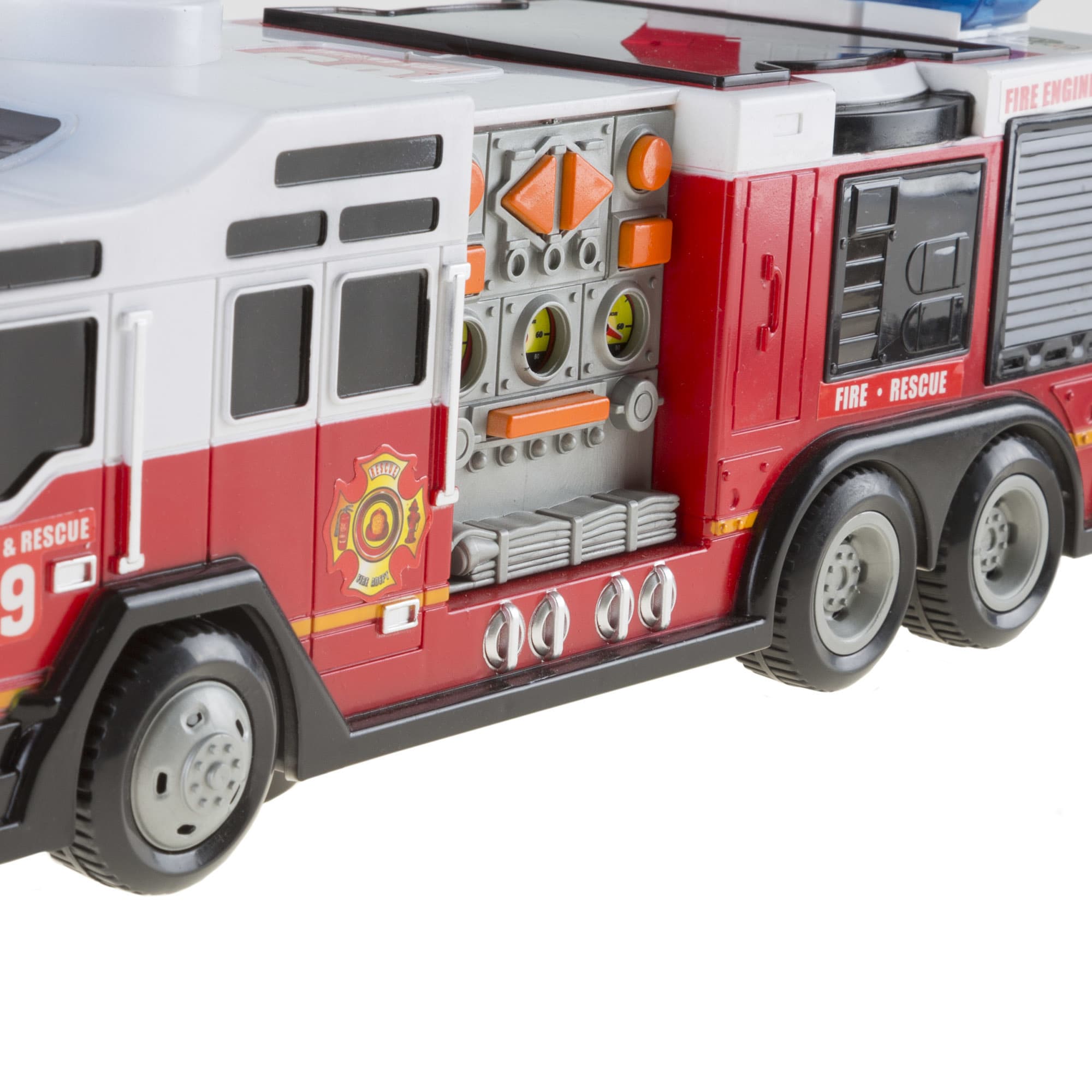 Featured image of post Fire Engine Toy Big W / Product titlekidfun fire engine rescue toy truck with lights soun.