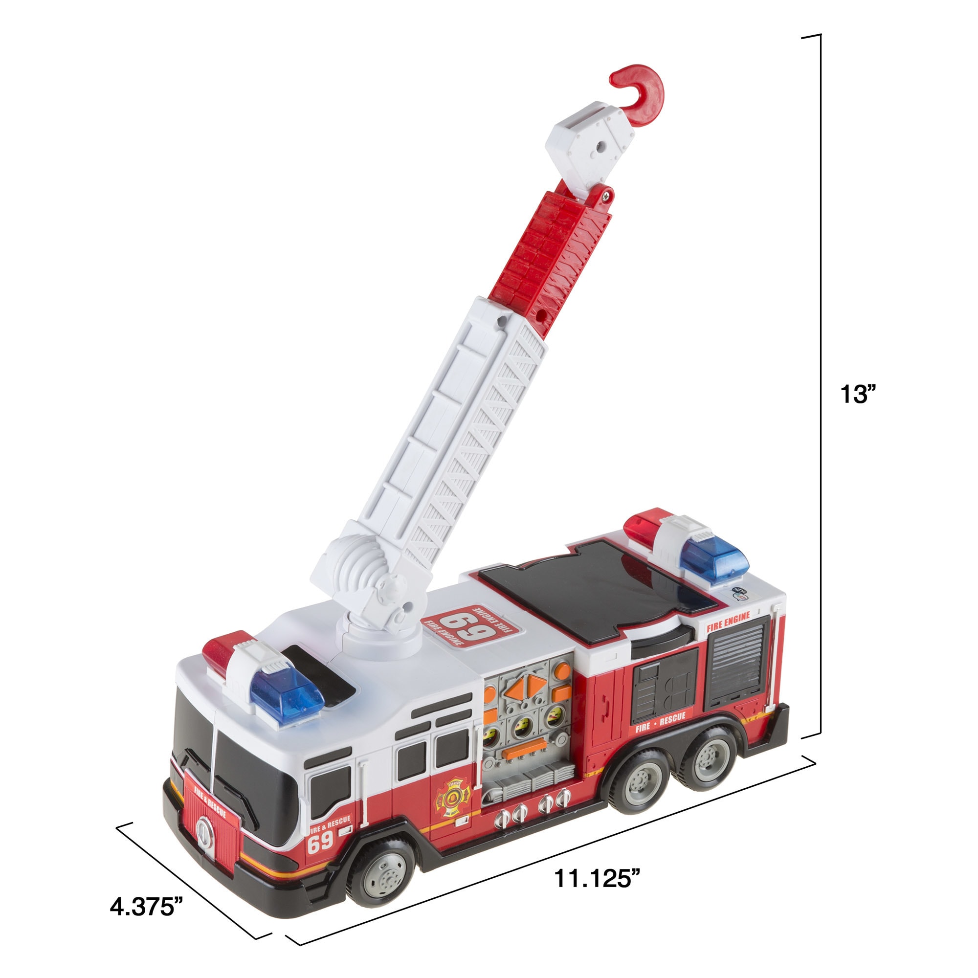 toy fire truck with ladder