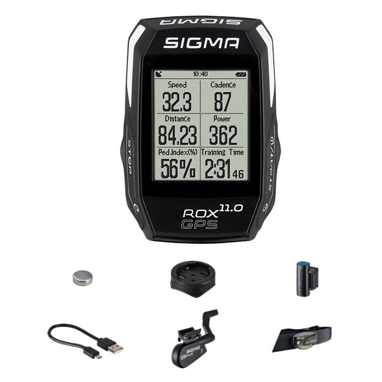 Pijler test Bezwaar Sigma ROX GPS 11.0 Cycling Computer - Black Set - 01008 - Overstock -  17334137