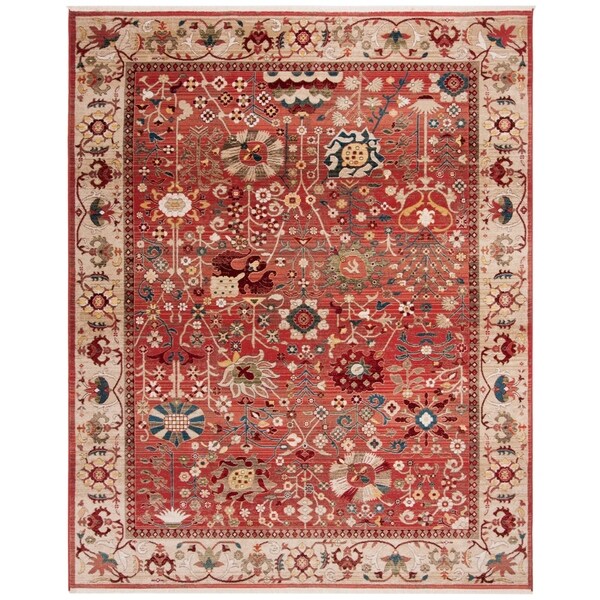 Shop Safavieh Kashan Red/ Beige Rug - 8' x 10' - On Sale - Free