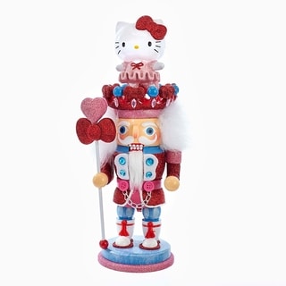 Shop Kurt Adler 15 Inch Hello Kitty Hollywood Nutcracker Overstock 17336974