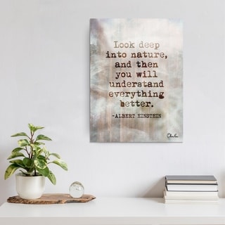 Olivia Rose 'einstein Quote' Inspirational Canvas Art - Bed Bath 