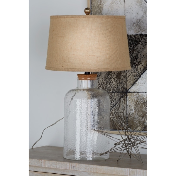 Studio 350 Set of 2, Glass Fillable Table Lamp 29 inches high