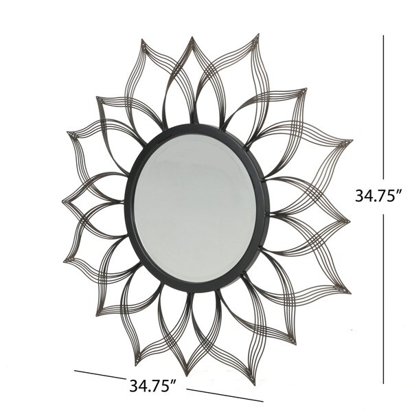 Christopher Knight Home 301748 Serenidy Mirror Black Clear