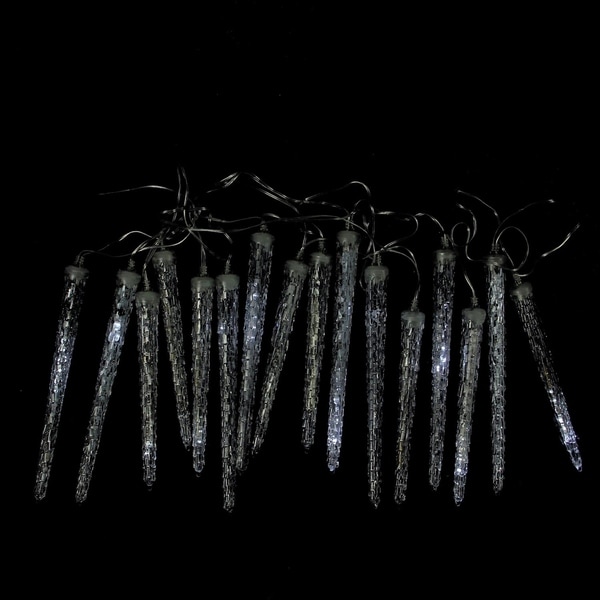 Shop Set of 16 Dripping Transparent Icicle Snowfall ...